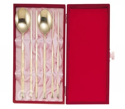 장수 샌딩티타늄수저세트 2P