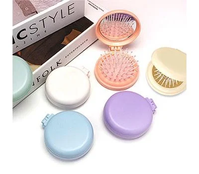 마카롱 미니브러쉬 손거울