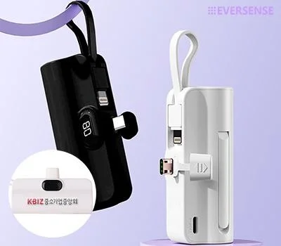 에버센스 듀얼 미니 보조 배터리 5000mAh