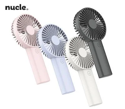 뉴클 휴대용 3단 핸디 거치선풍기 C타입 2000mAh