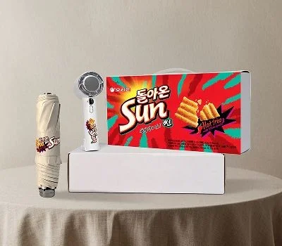 38호 푸키 3단 슬림 암막 우양산 쿨링선풍기 세트