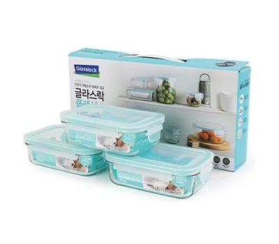 글라스락 클래식 직사각400 3조