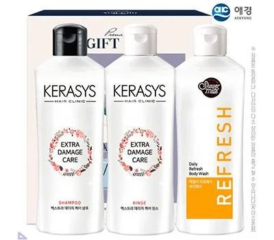 케라시스샴푸 린스 샤워메이트 3종