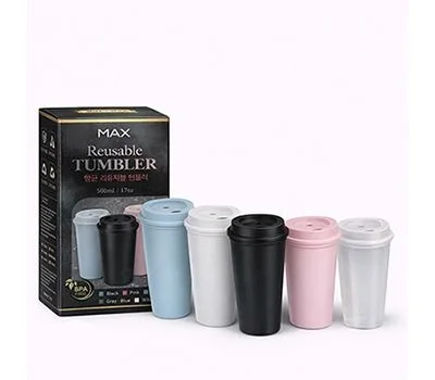 맥스 항균 리유저블 컵 500ml 1P