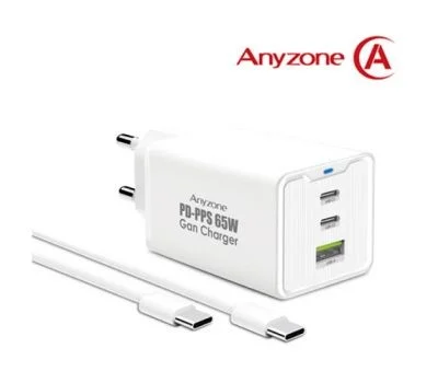 애니존 3PORT PPS Gan 65W 초고속충전기